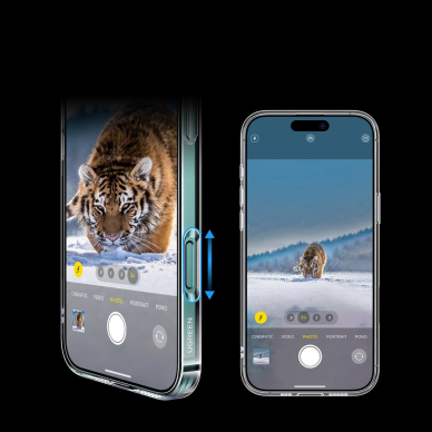 iPhone 16 Plus Ugreen Classy Clear Magnetic dėklas su MagSafe - skaidrus 5