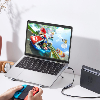 Ugreen CM489 40189 HDMI Adapter (Female) - USB-A / USB-C (Male) - pilkas 5