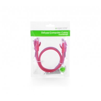 Eterneto kabelis Ugreen RJ45 Cat 6 UTP 1000 Mbps 5 m Juodas (NW101 50187) 10