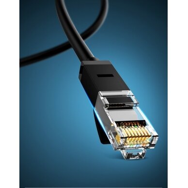 Ugreen Ethernet patchcord kabelis RJ45 Cat 6 UTP 1000Mbps 1m Juodas (20159) 5