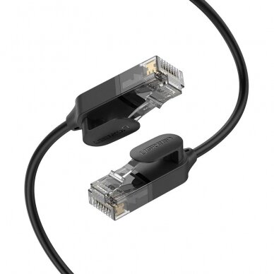 Ugreen Ethernet patchcord kabelis RJ45 Cat 6A UTP 1000Mbps 2 m juodas (70334) 1