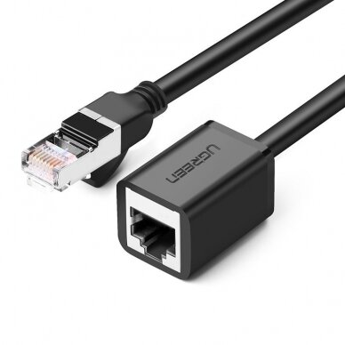 Ugreen extension cable Ethernet RJ45 Cat 6 FTP 1000 Mbps internet cable 5 m black (NW112 11283) 1