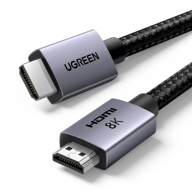 Ugreen HD171 25911 HDMI 2.1 8K sertifikuotas kabelis 3 m – pilkas 2