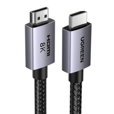 Ugreen HD171 25911 HDMI 2.1 8K sertifikuotas kabelis 3 m – pilkas