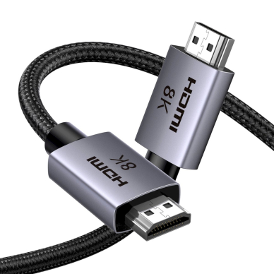 Ugreen HD171 35376 HDMI 2.1 8K sertifikuotas kabelis 5 m – pilkas 1
