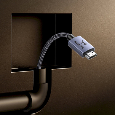 Ugreen HD171 35376 HDMI 2.1 8K sertifikuotas kabelis 5 m – pilkas 10