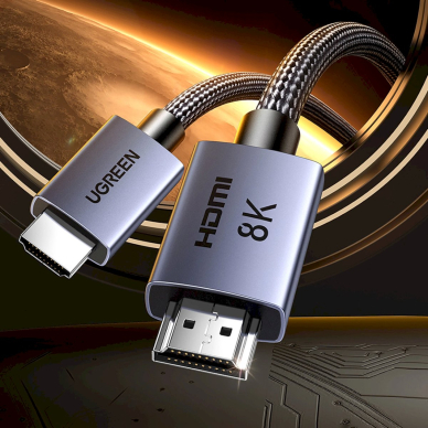 Ugreen HD171 35376 HDMI 2.1 8K sertifikuotas kabelis 5 m – pilkas 8