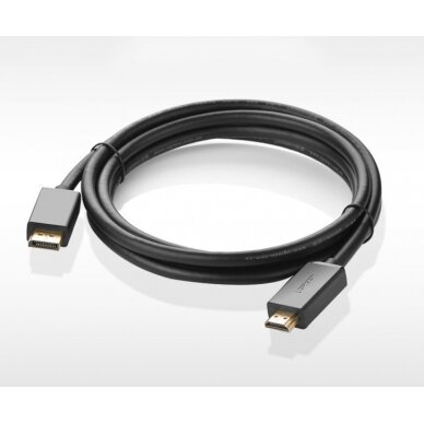 Ugreen HDMI - DisplayPort cable 4K 30 Hz 28 AWG 1,5 m black (DP101 10239) 12