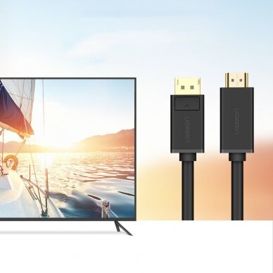 Ugreen HDMI - DisplayPort cable 4K 30 Hz 28 AWG 1,5 m black (DP101 10239) 14