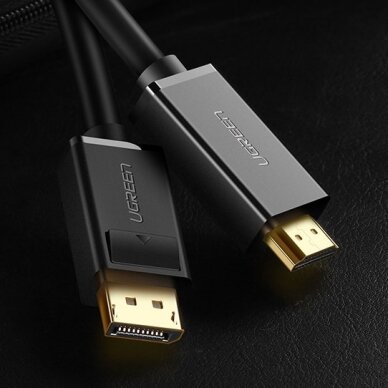 Ugreen HDMI - DisplayPort cable 4K 30 Hz 28 AWG 1,5 m black (DP101 10239) 18