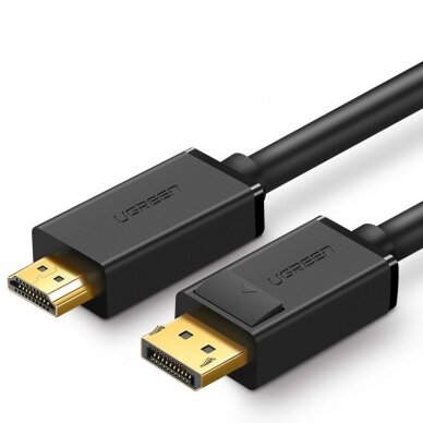 Ugreen HDMI - DisplayPort cable 4K 30 Hz 28 AWG 1,5 m black (DP101 10239)