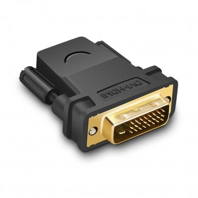 Ugreen HDMI (female) - DVI 24+1 (male) adapter FHD 60 Hz black (20124) 3