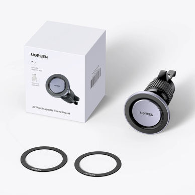 Ugreen LP428 Magnetinis automobilinis telefono laikiklis, skirtas oro angoms – juodas 1