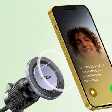Ugreen LP428 Magnetinis automobilinis telefono laikiklis, skirtas oro angoms – juodas 5