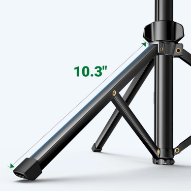 Ugreen LP680 Asmenukių lazda su stovu ir Bluetooth valdymu 1.8 m – juoda 6