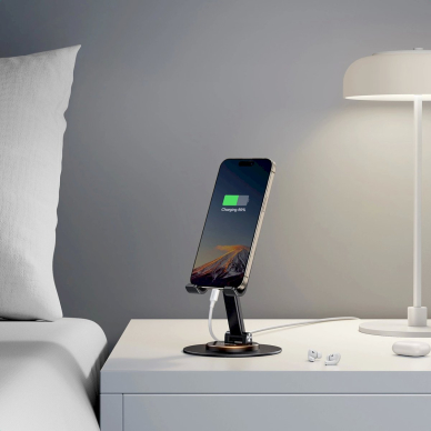 Ugreen LP805 Darbo stovas telefonui / planšetei – juodas 7