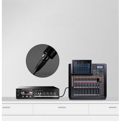 Kabelis Ugreen microphone extension cord XLR (female) - XLR (male) 3 m (AV130) 9