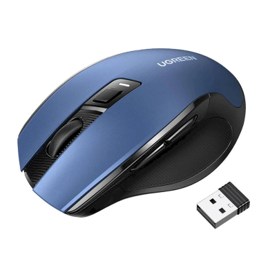 Ugreen MU006 Optinė belaidė USB pelė 2.4GHz 4000 DPI – mėlyna 1