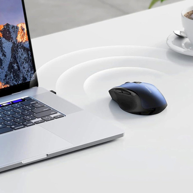 Ugreen MU006 Optinė belaidė USB pelė 2.4GHz 4000 DPI – mėlyna 10