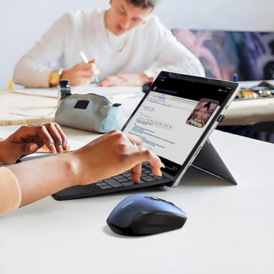 Ugreen MU006 Optinė belaidė USB pelė 2.4GHz 4000 DPI – mėlyna 2