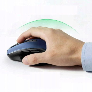 Ugreen MU006 Optinė belaidė USB pelė 2.4GHz 4000 DPI – mėlyna 5