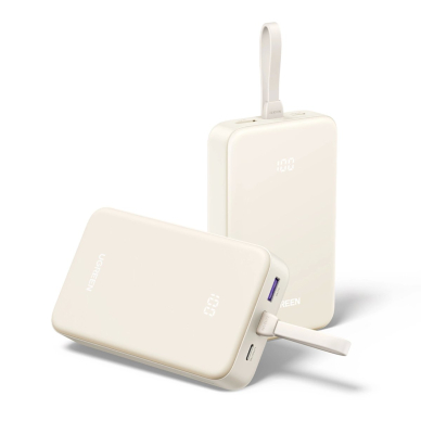 Ugreen PB505 Powerbank 20000mAh 22.5W USB-C / USB-A su integruotu USB-C kabeliu – baltas 4