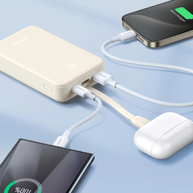 Ugreen PB505 Powerbank 20000mAh 22.5W USB-C / USB-A su integruotu USB-C kabeliu – baltas 8