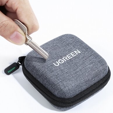ugreen pouch multifunctional organizer cover skirta accessories pilkos spalvos (LP128) 3
