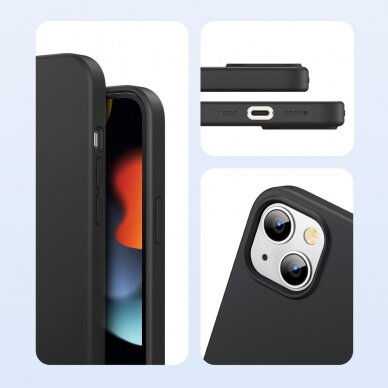 Silikoninis dėklas Ugreen Protective iPhone 13 mini Juodas 5