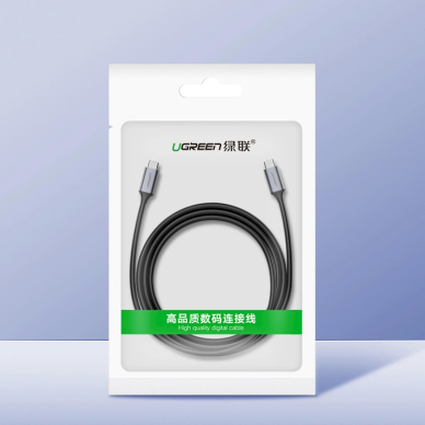 Ugreen US161 50751 Kabelis USB-C 3.1 / USB-C 3.1 1.5 m – pilkas 1
