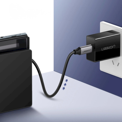 Ugreen US161 50751 Kabelis USB-C 3.1 / USB-C 3.1 1.5 m – pilkas 3