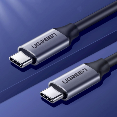 Ugreen US161 50751 Kabelis USB-C 3.1 / USB-C 3.1 1.5 m – pilkas 7