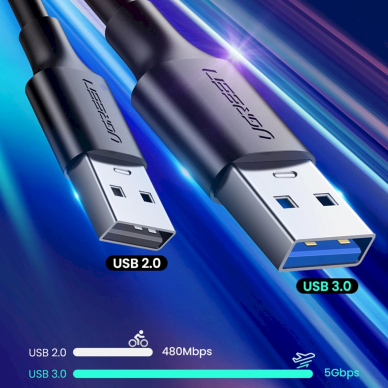 Ugreen US184 20884 Kabelis USB-A 3.0 / USB-C 3A 2 m – juodas 10
