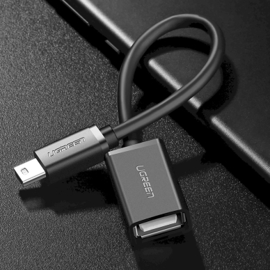 Ugreen US249 10383 OTG adapteris mini USB-B (male) / USB-A (female) 10 cm – pilkas 7