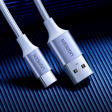 Ugreen US288 60130 Kabelis USB-A / USB-C QC 3.0 3A 0.5 m – baltas 7