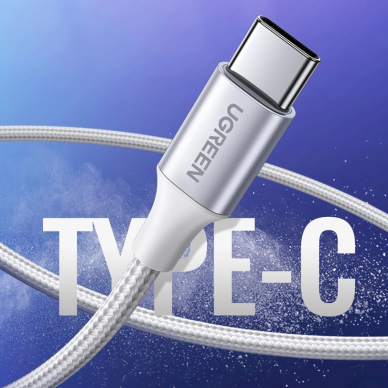 Ugreen US288 60409 Kabelis USB-A / USB-C QC 3.0 3A 3 m – baltas 1