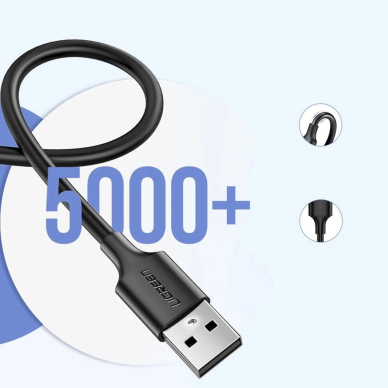 Ugreen US289 60134 Kabelis micro USB / USB-A 0.25 m – juodas 6