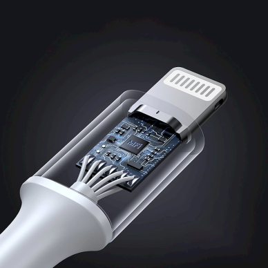 Ugreen US304 70523 MFi kabelis USB-C / Lightning 1 m – sidabrinis 4