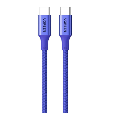 Ugreen US316 15309 Kabelis USB-C / USB-C PD 100W 1 m – mėlynas