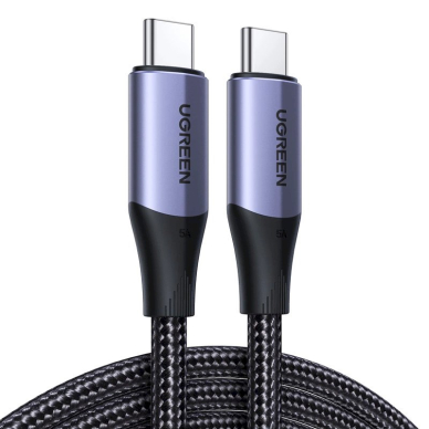 Ugreen US355 Kabelis USB-C 3.1 Gen 2 / USB-C 3.1 Gen 2 1 m – juodas