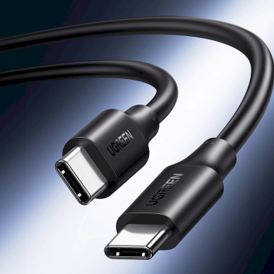 Ugreen US562 USB-C – USB-C PD greito įkrovimo kabelis 1.5 m – juodas 8