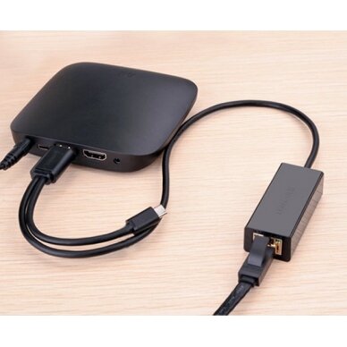 USB Kabelis Ugreen 2.0 100 Mbps Ethernet external network adapter Juodas (CR110 20254) 12