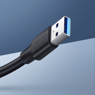 USB Kabelis Ugreen 3.0 (female) - USB 3.0 (male) cable extension cord 2 m Juodas (US129 10373) 15