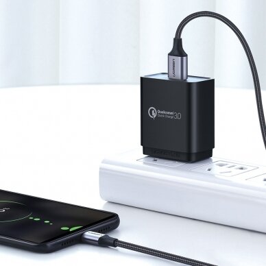 Ugreen USB - micro USB kabelis 1m pilkas (60146) 3