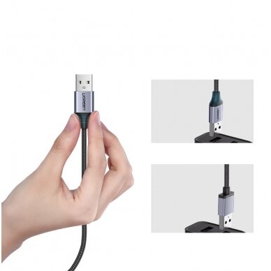 Ugreen USB - micro USB kabelis 1m pilkas (60146) 7