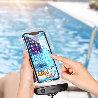 Ugreen waterproof phone case IPX8 juodas (60959)  3