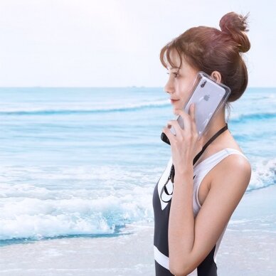 Ugreen waterproof phone case IPX8 juodas (60959)  5