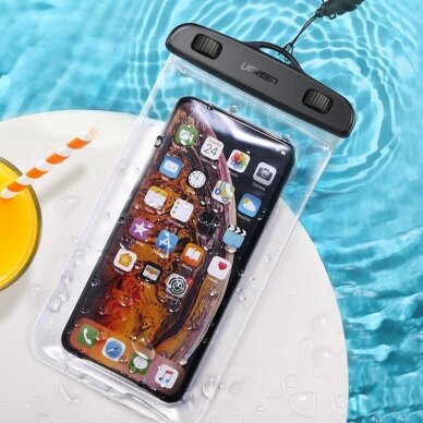 Ugreen waterproof phone case IPX8 juodas (60959)  7