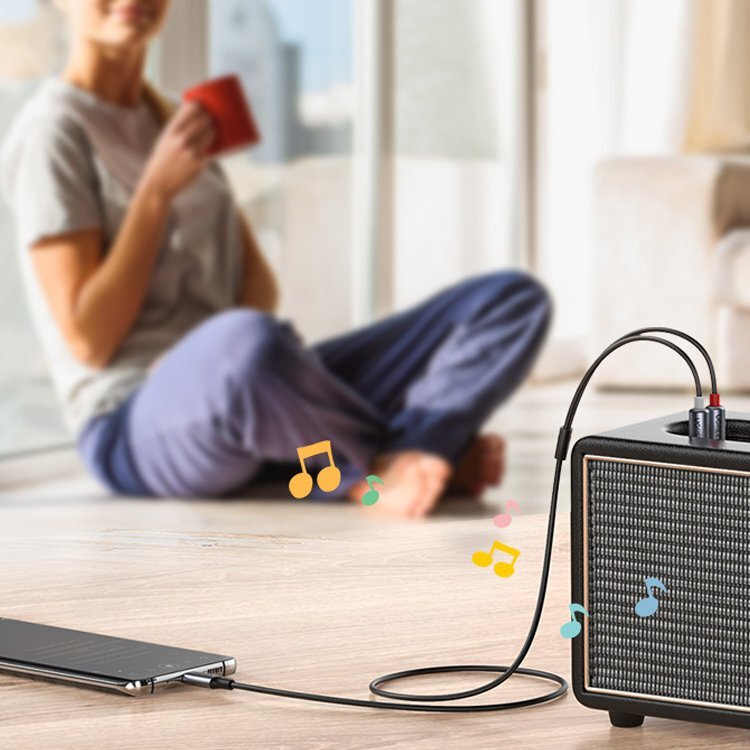 Akcija! Audio kabelis Ugreen USB Type C (male) - 2RCA (male) 1,5m Pilkas (20193 CM451) 8 Akcija! Audio kabelis Ugreen USB Type C (male) - 2RCA (male) 1,5m Pilkas (20193 CM451) 8