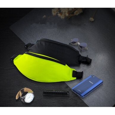 Diržas bėgimui bag skirta keys wallet documents black 7 Diržas bėgimui bag skirta keys wallet documents black 7